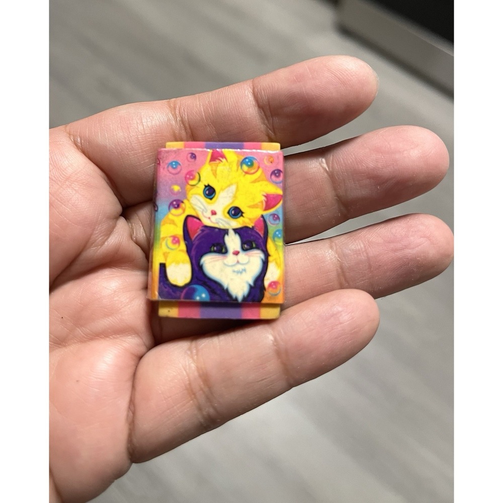 Vintage 1990's Lisa Frank Masterpieces Little Kittens‎ Mini Eraser
